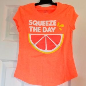 Girl's Orange Justice Shirt